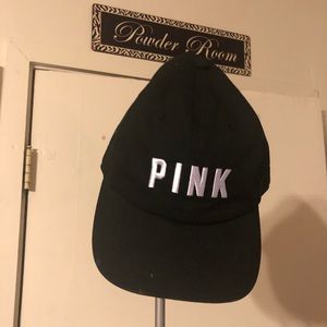 Pink Victoria's Secret hat